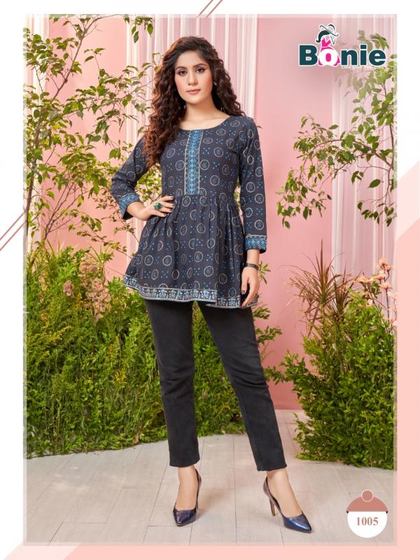 Bonie Grace Printed Cotton Western Fancy Tops Collection